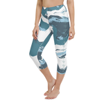 Patriot Marbled Earth Yoga Capri Leggings