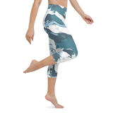 Patriot Marbled Earth Yoga Capri Leggings