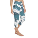 Patriot Marbled Earth Yoga Capri Leggings