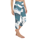 Patriot Marbled Earth Yoga Capri Leggings