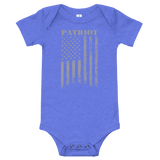 Patriot Distressed Flag Onesie