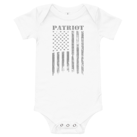 Patriot Distressed Flag Onesie
