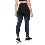 Patriot Women Sports Leggings Black/Navy