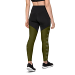 Patriot Women's Sports Leggings Black/Army