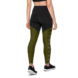 Patriot Women's Sports Leggings Black/Army