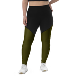 Patriot Women's Sports Leggings Black/Army
