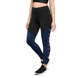 Patriot Women Sports Leggings Black/Navy