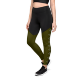 Patriot Women's Sports Leggings Black/Army
