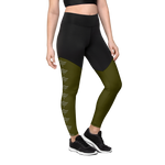 Patriot Women's Sports Leggings Black/Army
