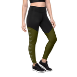 Patriot Women's Sports Leggings Black/Army
