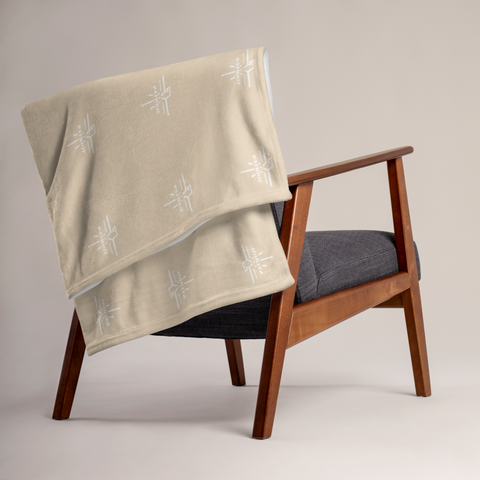 Patriot Throw Blanket Tan