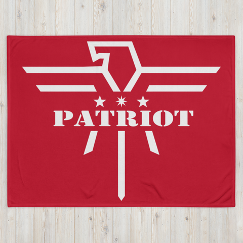 Patriot Throw Blanket Red