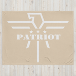 Patriot Throw Blanket Tan