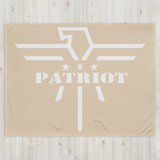 Patriot Throw Blanket Tan