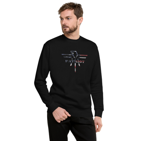 Patriot Eagle Logo RWB Flag Fleece Pullover