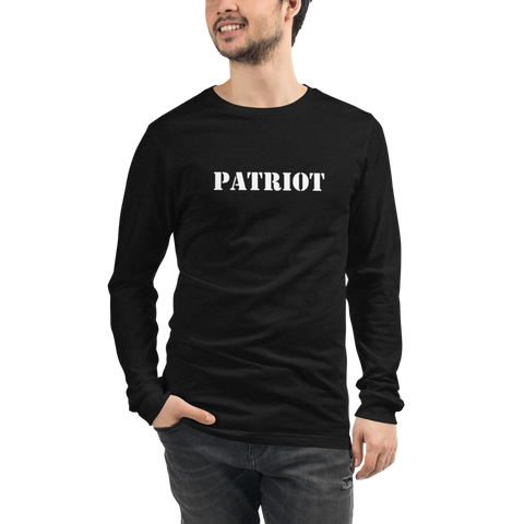 PATRIOT White Long Sleeve T-Shirt