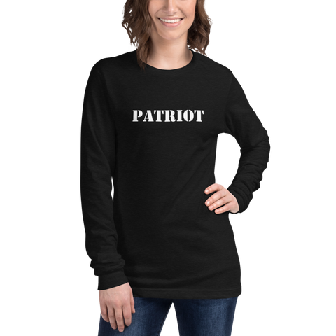 PATRIOT White Long Sleeve T-Shirt