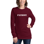 PATRIOT White Long Sleeve T-Shirt