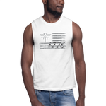 Patriot Logo Flag 1776 Muscle Tank