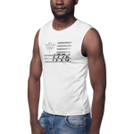 Patriot Logo Flag 1776 Muscle Tank