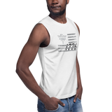 Patriot Logo Flag 1776 Muscle Tank