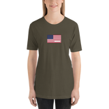 PATRIOT RED WHITE and BLUE FLAG T-Shirt