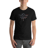 Patriot Eagle Logo RWB Flag T-Shirt