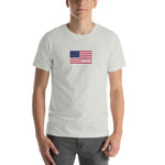 PATRIOT RED WHITE and BLUE  Flag T-Shirt
