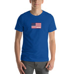PATRIOT RED WHITE and BLUE  Flag T-Shirt