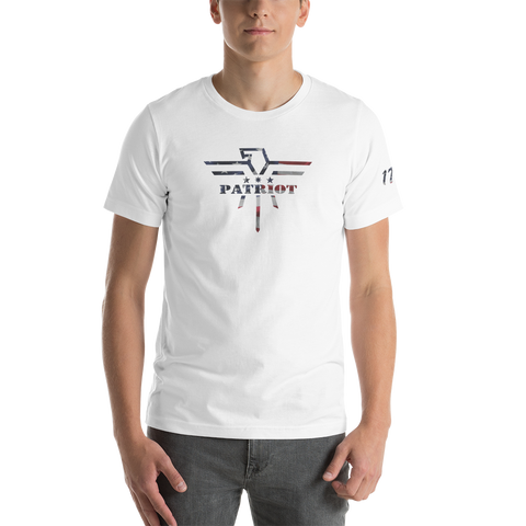 Patriot Eagle Logo RWB Flag T-Shirt