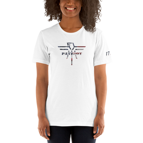Patriot Eagle Logo RWB Flag T-Shirt