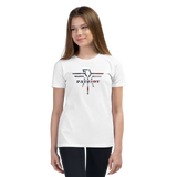 Patriot Eagle Logo RWB Flag T-Shirt Youth